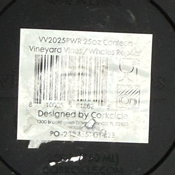 Vineyard Vines Whale Repeat 25 oz Canteen Designed by Corksicle EUC & Adorbs! 🐳 - Picture 5 of 7